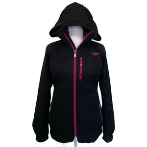 The North Face HyVent Women's Theroball Quilted Lined Jacket Size SP Black/Pink